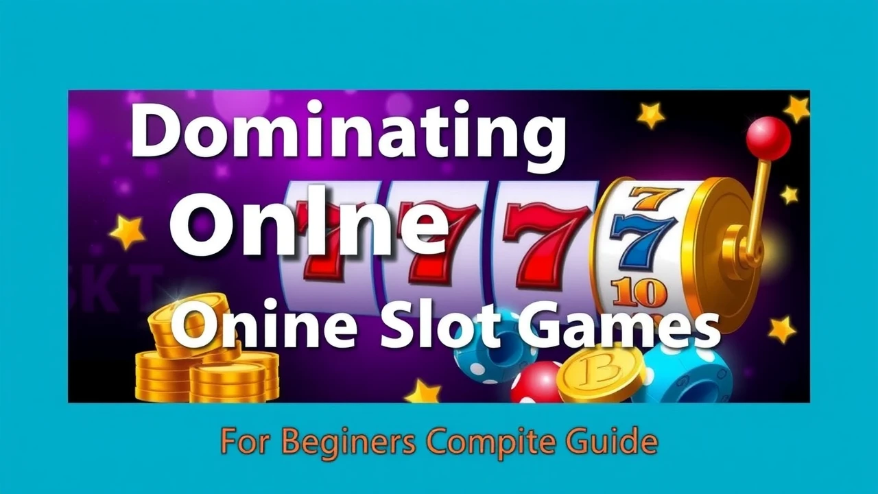 Dominating Online Slot Games: For Beginners Complete Guide